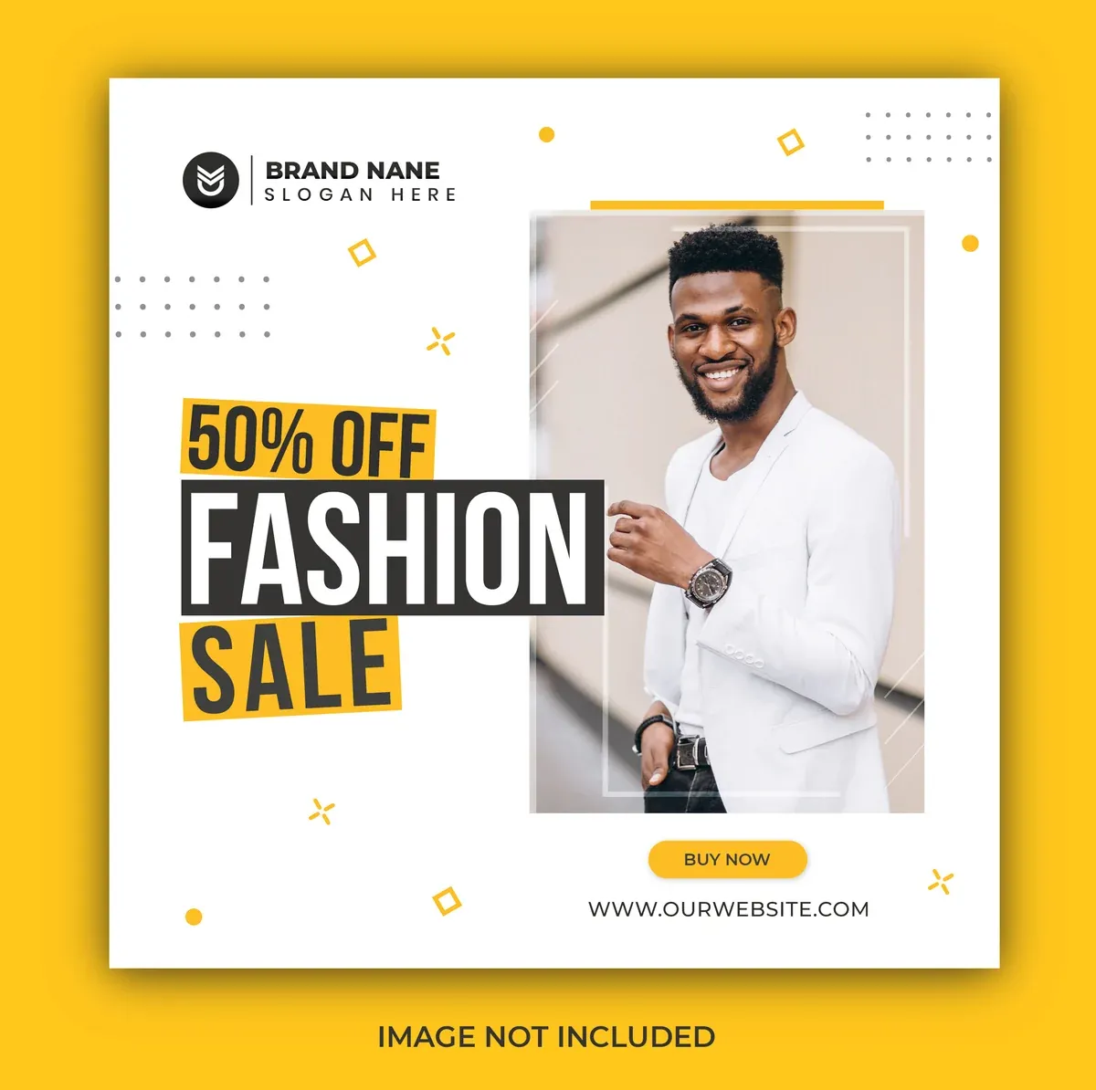 Instagram Post Fashion Sale Social Media Banner Template