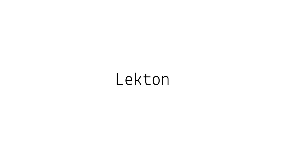Lekton