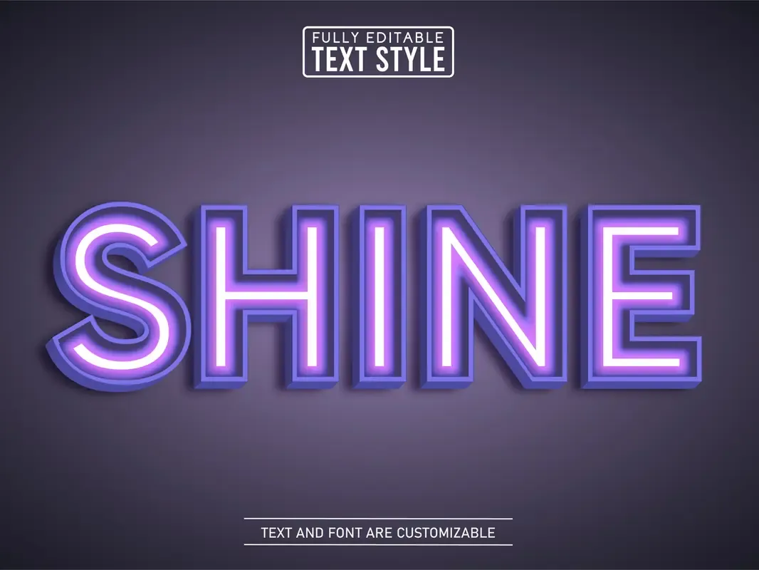Theater Glowing Neon Sign Text Effect