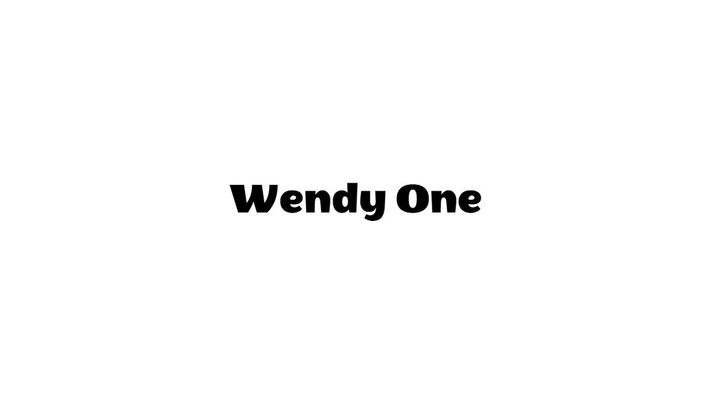 Wendy One