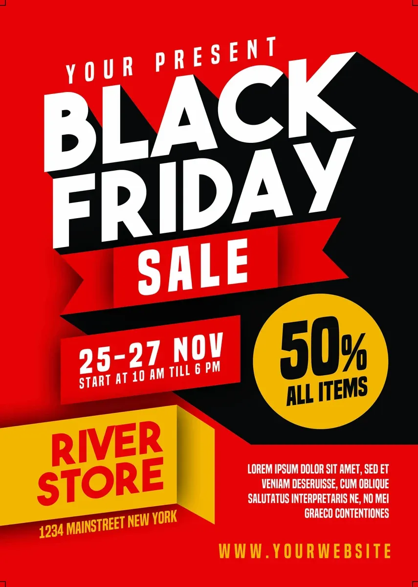 Black Friday Sale Flyer