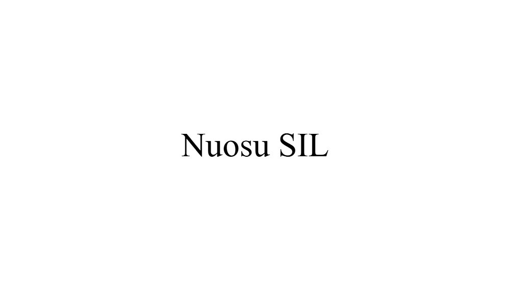 Nuosu SIL