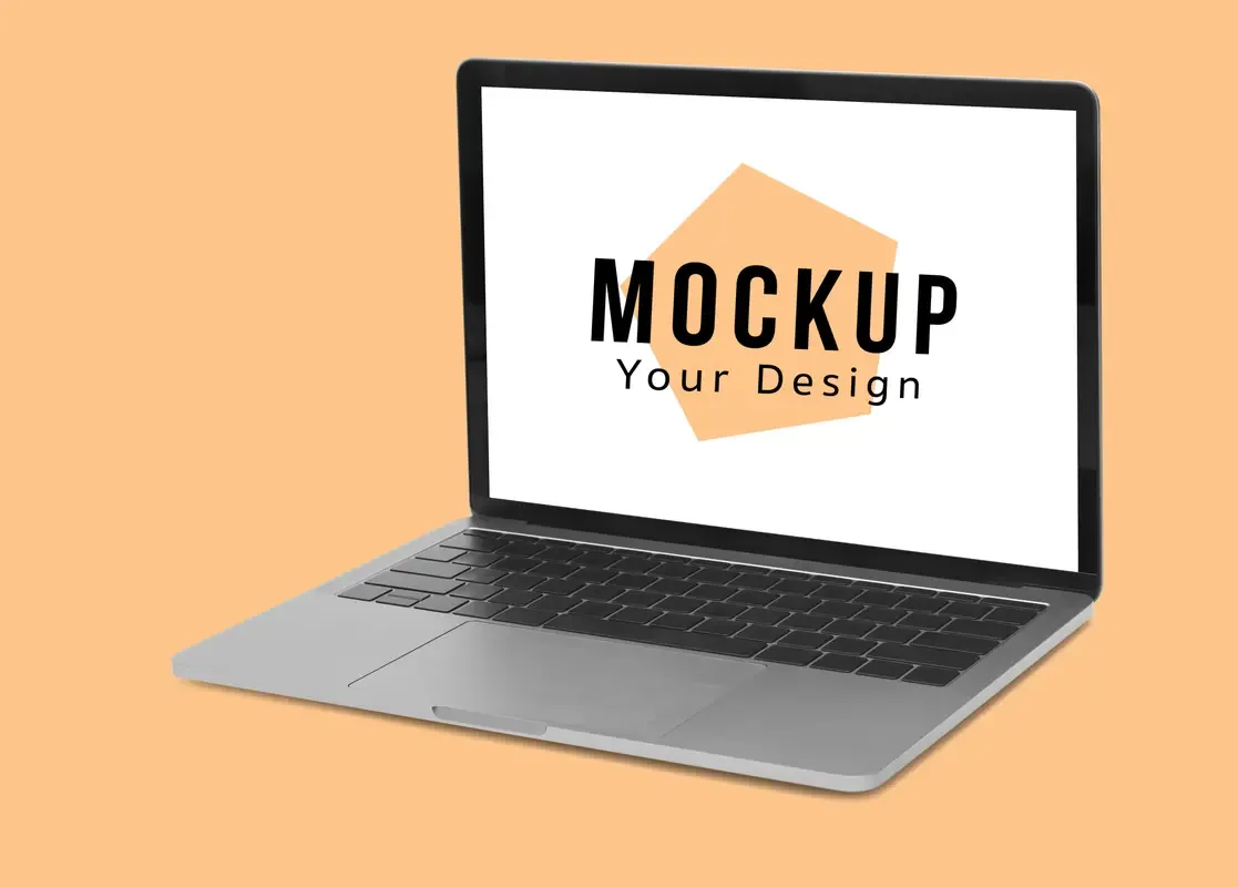 Laptop Digital Device Mockup Design