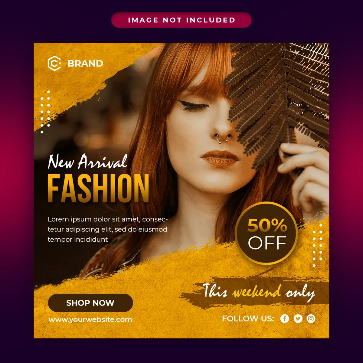 New Arrival Fashion Sale Social Media Web Banner Template