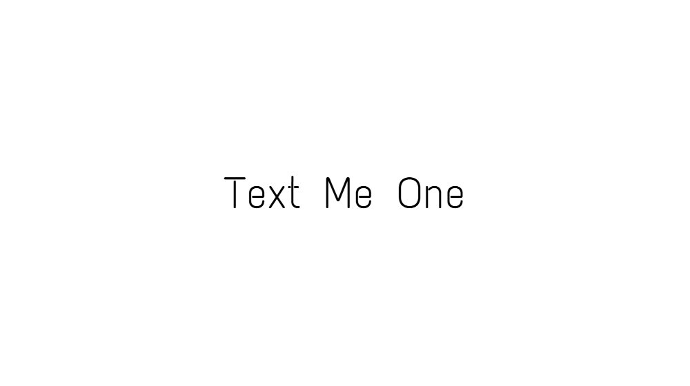 Text Me One