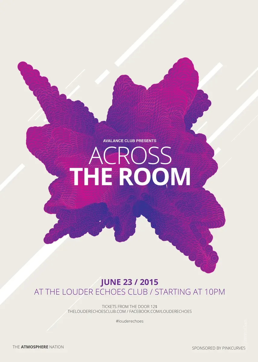 Across The Room Flyer Poster