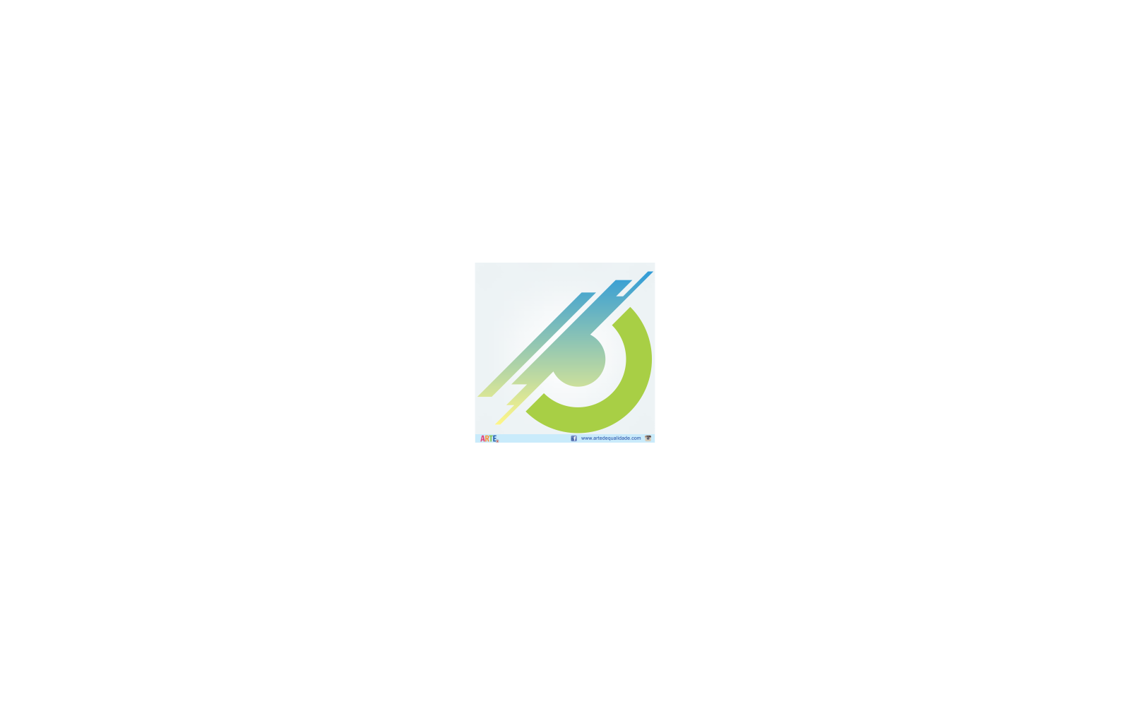 Blue Green Lightning Comet Logo