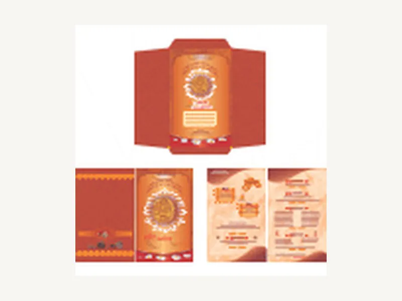 Royal Indian Wedding Card Template FD 37