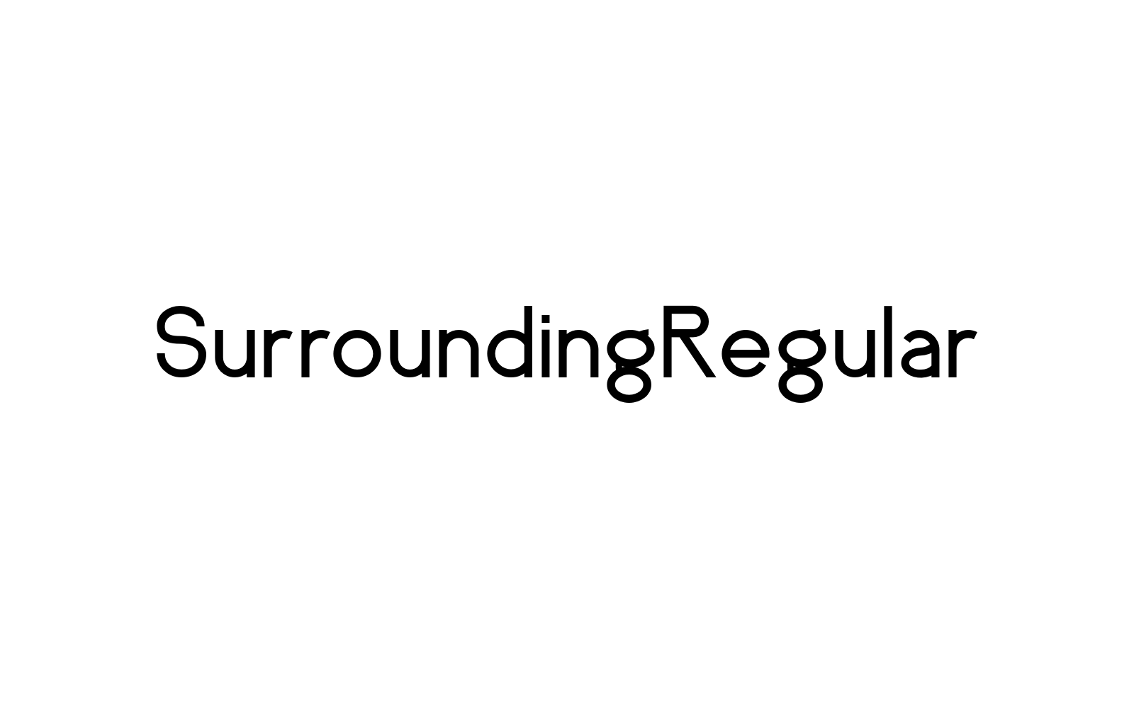 SurroundingRegular