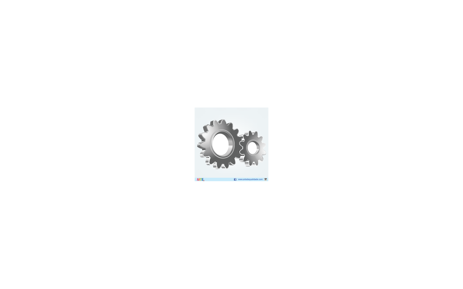 Silver Twin Gears Logo
