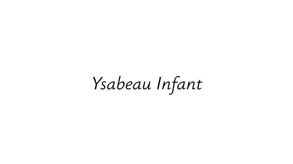 Ysabeau Infant