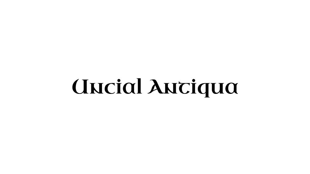 Uncial Antiqua