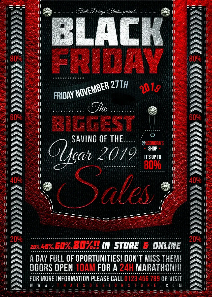 Black Friday Flyer Template