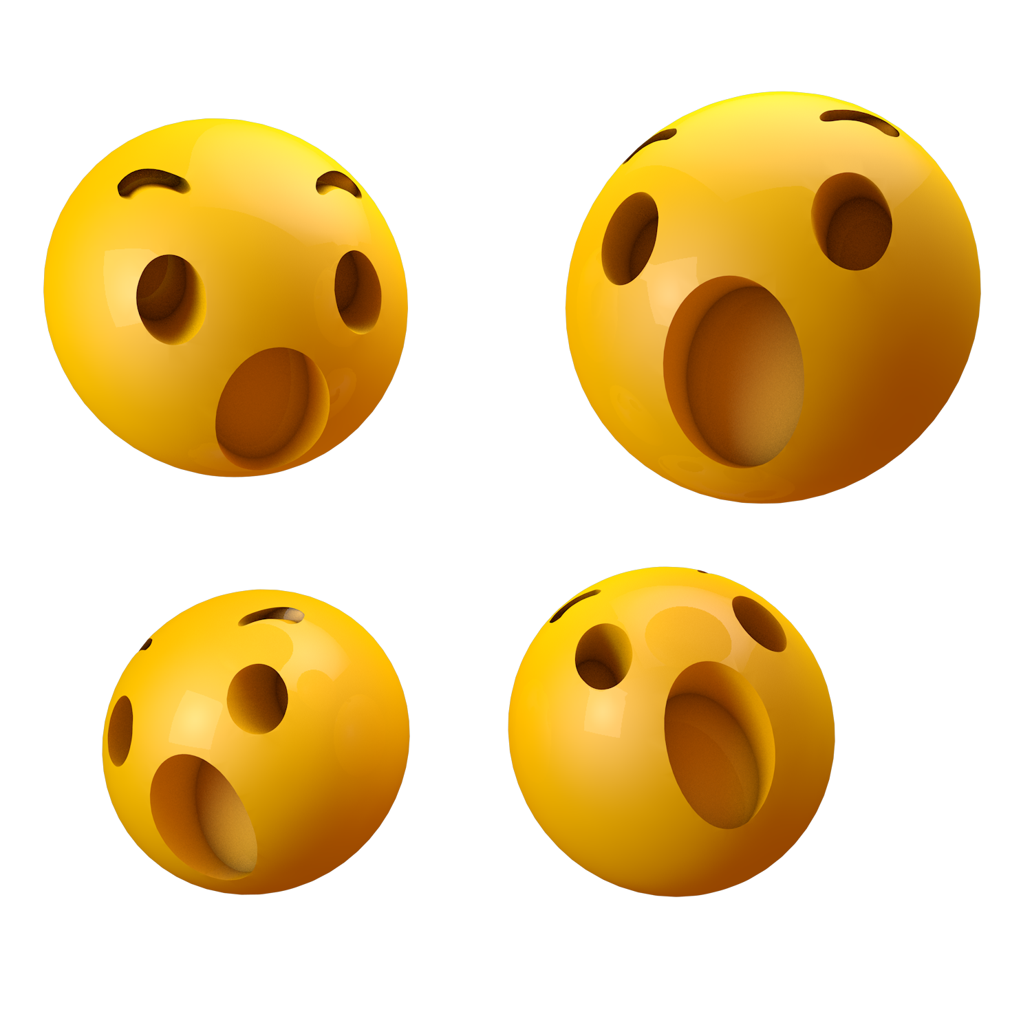 3D Wow Reaction Icon