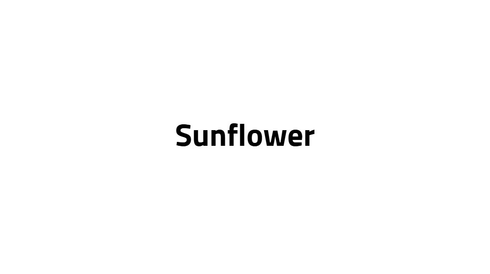 Sunflower
