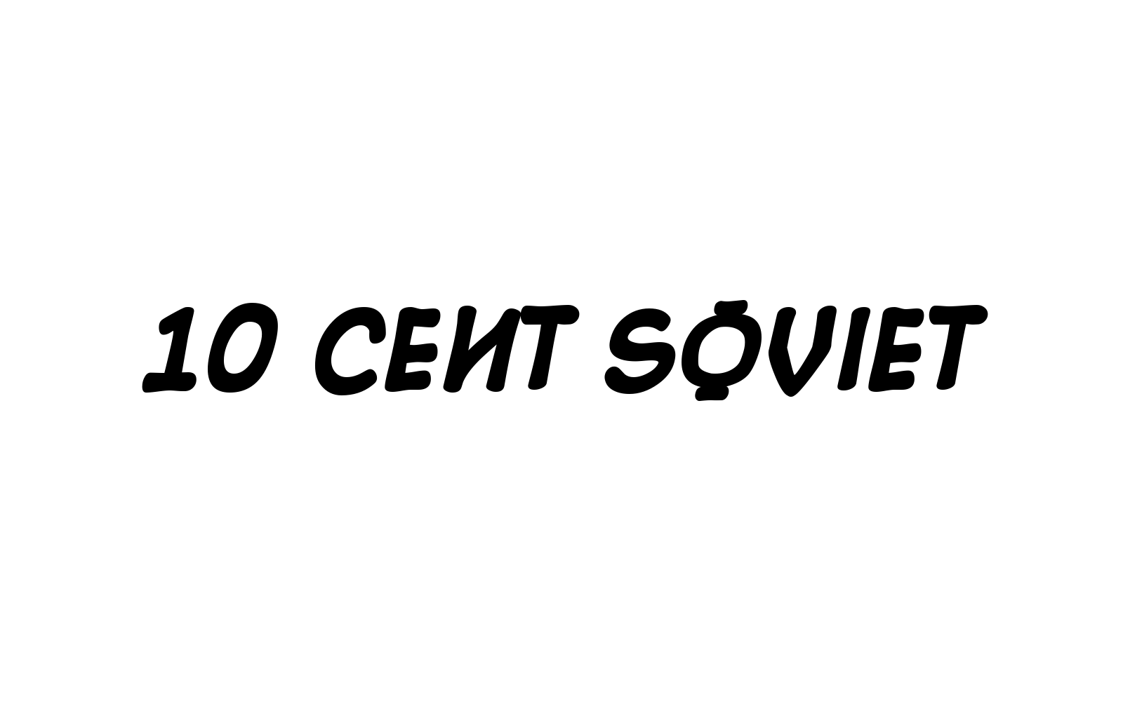 10 Cent Soviet Font Family
