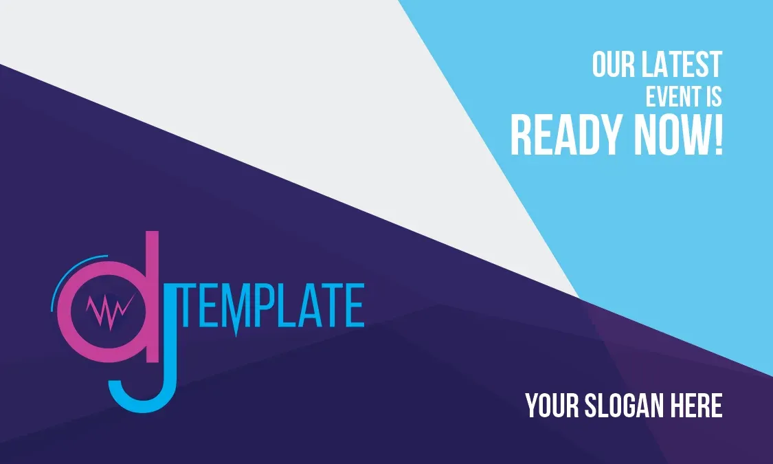 Dj Rack Card And Business Card Template